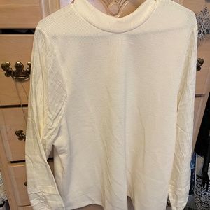 Madewell white sweater